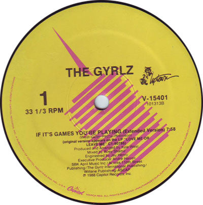 If It's Games You're Playing by The Gyrlz