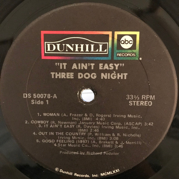 It Ain't Easy by Three Dog Night