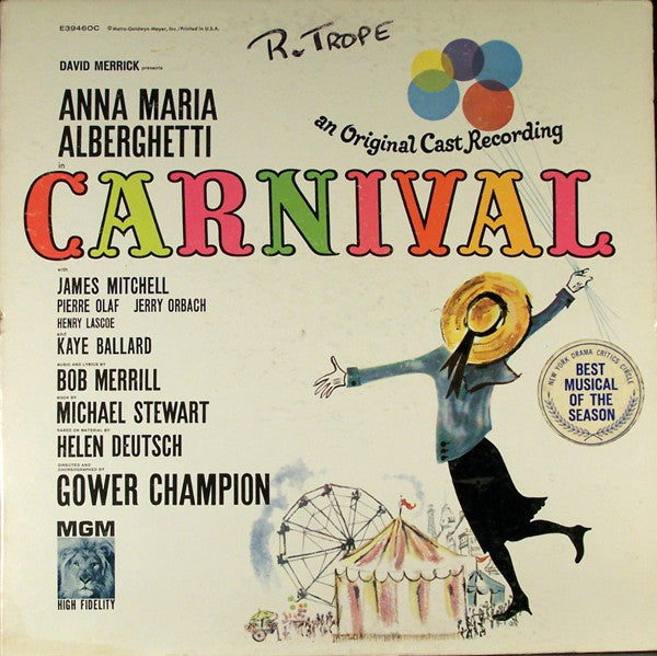 Carnival (Original Broadway Cast Recording) by Anna Maria Alberghetti