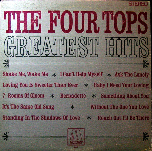 Four Tops Greatest Hits by Four Tops