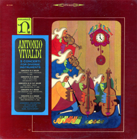 5 Concerti For Diverse Instruments by Antonio Vivaldi