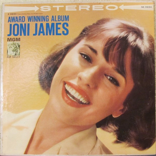 Award Winning Album by Joni James