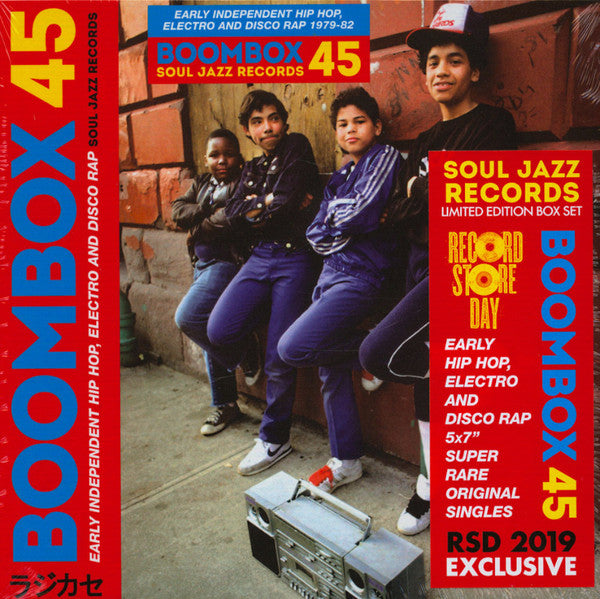 Boombox 45 (Early Independent Hip Hop, Electro And Disco Rap 1979-82) by Various