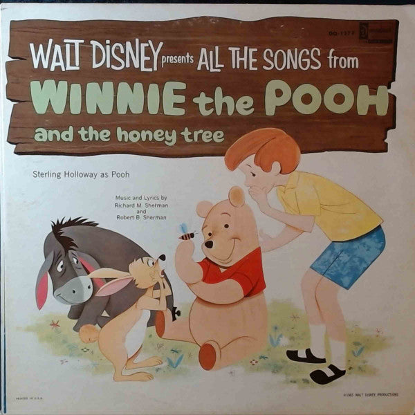All The Songs From Winnie The Pooh And The Honey Tree by Sterling Holloway