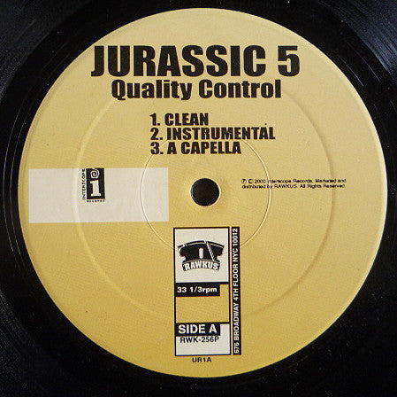 Quality Control by Jurassic 5