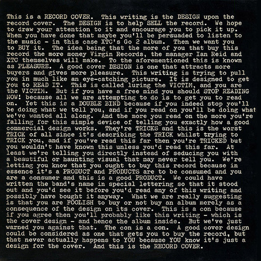 Go 2 by XTC