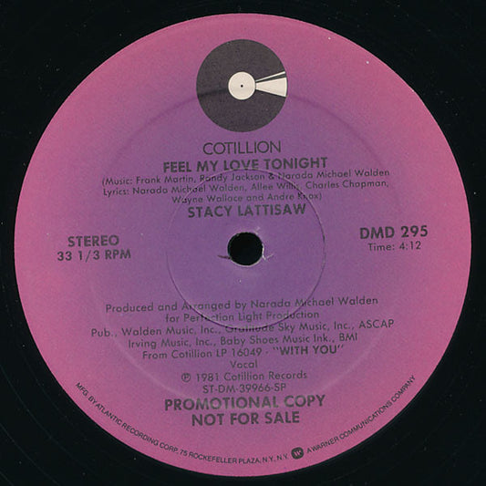 Feel My Love Tonight by Stacy Lattisaw