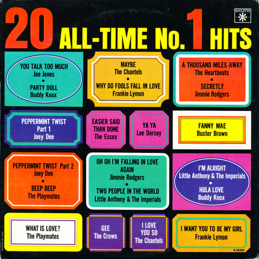 20 All-Time No. 1 Hits by Various