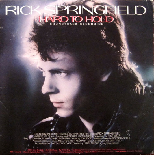 Hard To Hold - Soundtrack Recording by Rick Springfield