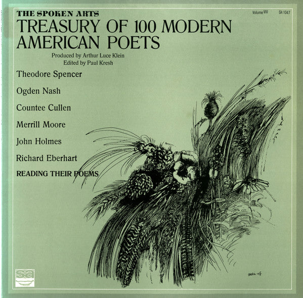 The Spoken Arts Treasury Of 100 Modern American Poets: Volume VIII by Various