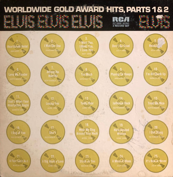 Worldwide Gold Award Hits, Parts 1 & 2 by Elvis Presley