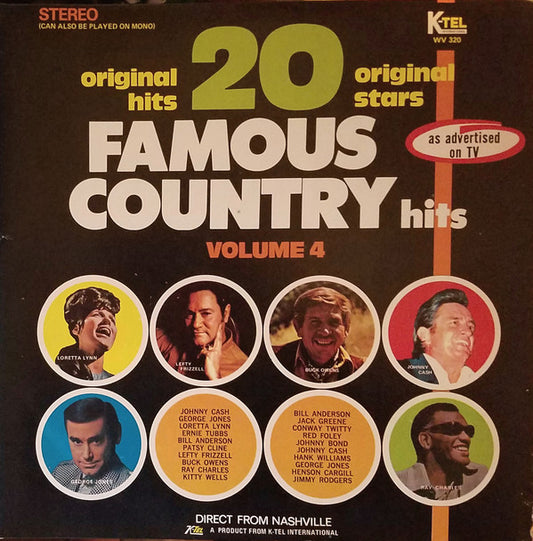 20 Famous Country Hits Volume 4 by Various