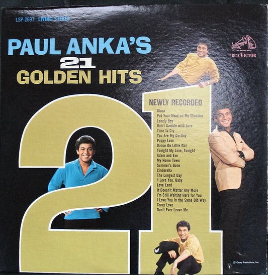 Paul Anka's 21 Golden Hits by Paul Anka