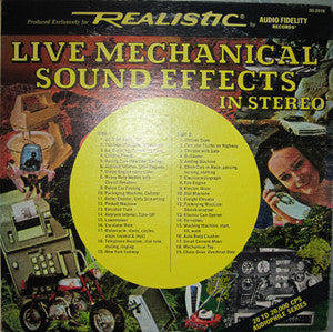 Live Mechanical Sound Effects In Stereo by No Artist