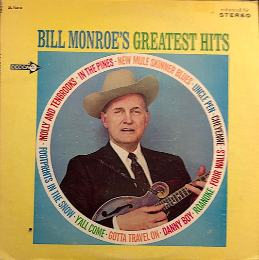Bill Monroe's Greatest Hits by Bill Monroe