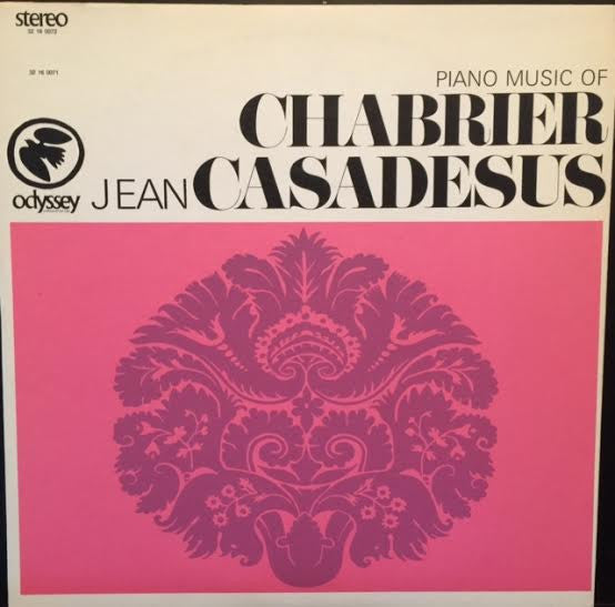 Piano Music Of Chabrier by Emmanuel Chabrier