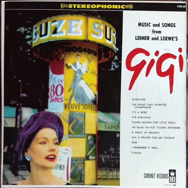 Music And Songs From Lerner And Loewe's Gigi by Coronet Studio Orchestra