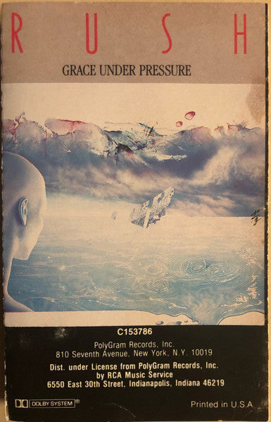 Grace Under Pressure by Rush CASSETTE
