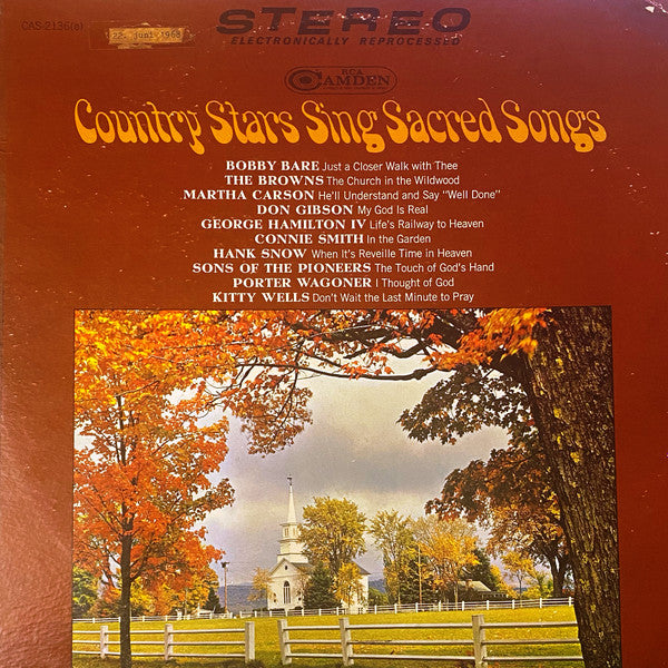 Country Stars Sing Sacred Songs by Various