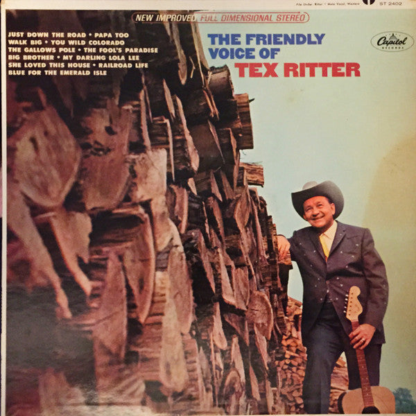 The Friendly Voice Of Tex Ritter by Tex Ritter