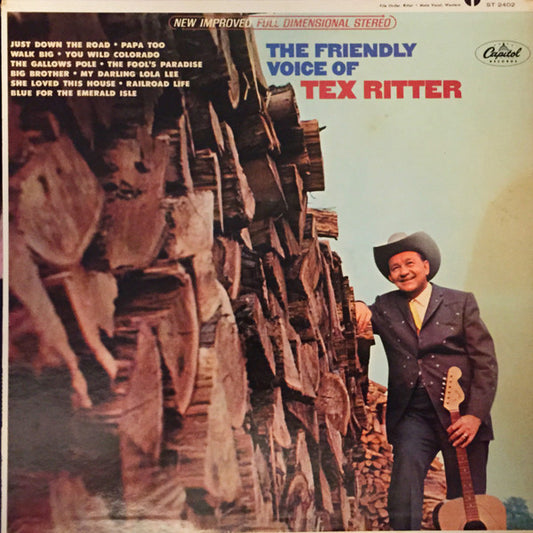 The Friendly Voice Of Tex Ritter by Tex Ritter