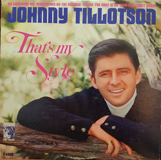That's My Style by Johnny Tillotson