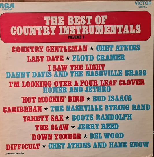 The Best Of Country Instrumentals, Volume 1 by Various